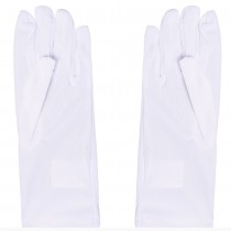 PAIRE DE GANTS ENFANT 22CM POLYESTER BLANC