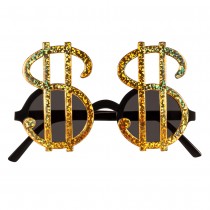 PAIRE DE LUNETTES DOLLARS NOIR ADULTE