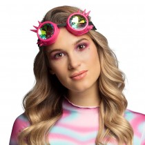 PAIRE DE LUNETTES FESTIVAL ROSE FLUO ADULTE