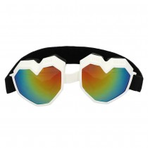 PAIRE DE LUNETTES FESTIVES CŒUR BLANC ADULTE