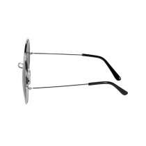 PAIRE DE LUNETTES FESTIVES HIPPIE GRIS ADULTE