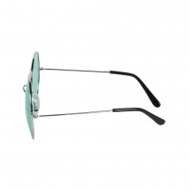 PAIRE DE LUNETTES FESTIVES HIPPIE VERT ADULTE