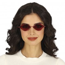 PAIRE DE LUNETTES FESTIVES MÉTAL LÈVRES ADULTE