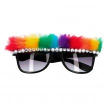 PAIRE DE LUNETTES FIERTÉ LGBT ARC-EN-CIEL ADULTE