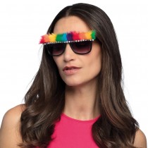 PAIRE DE LUNETTES FIERTÉ LGBT ARC-EN-CIEL ADULTE