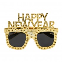 PAIRE DE LUNETTES NEW YEAR BLING-BLING OR ADULTE