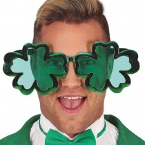 PAIRE DE LUNETTES PVC TRÈFLES 5 FEUILLES GÉANTS