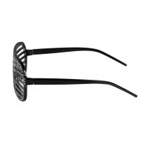 PAIRE DE LUNETTES SHUTTER BLING BLING NOIR ADULTE