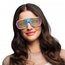 PAIRE DE LUNETTES SHUTTER BLING BLING RAINBOW ADULTE