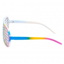 PAIRE DE LUNETTES SHUTTER BLING BLING RAINBOW ADULTE