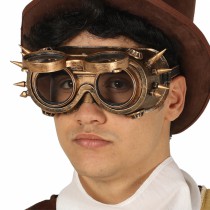 PAIRE DE LUNETTES STEAMPUNK POINTES BRONZE ADULTE