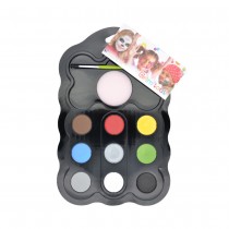 PALETTE MAQUILLAGE À L\'EAU 9 COULEURS HÉROS