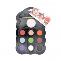 PALETTE MAQUILLAGE À L\'EAU 9 COULEURS MALÉFICE