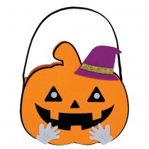 PANIER FEUTRE CITROUILLE TROP CHOU 16CM