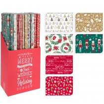 PAPIER CADEAU MOTIFS TRADITION 70X200CM 56-57GR