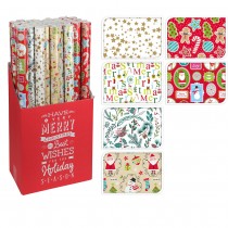 PAPIER CADEAU MOTIFS VINTAGE 70X700CM 56-57GR