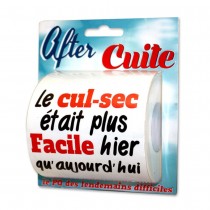 PAPIER TOILETTE HUMORISTIQUE AFTER CUITE