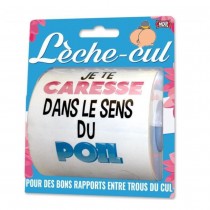 PAPIER TOILETTE HUMORISTIQUE LÈCHE CUL