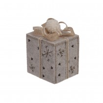 PAQUET CADEAU FEUTRINE SUSPENSION 8X7X11.5CM CRÈME