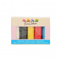 PÂTE À SUCRE COULEURS PRIMAIRES 5X100G