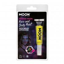 PEINTURE CORPS ET VISAGE JAUNE FLUO UV