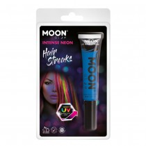 PEINTURE MÈCHES CHEVEUX BLEU FLUO UV