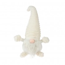 PELUCHE GNOME LONG BONNET 180X155X445MM CRÈME