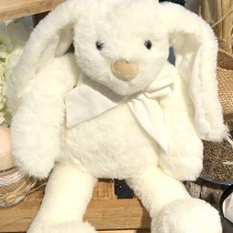 PELUCHE LAPIN NUD 35CM
