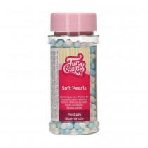PERLES SUCRE BLEU BLANC 60G