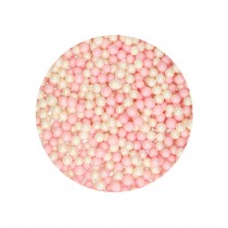 PERLES SUCRE ROSE BLANC 60G