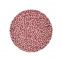 PERLES SUCRE ROSE MÉTALISÉ 80G