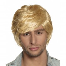 PERRUQUE ANNÉES 70 BLOND HOMME