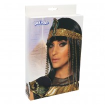 PERRUQUE BANDEAU REINE ÉGYPTE CLÉOPÂTRE FEMME