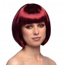 PERRUQUE CABARET - ROUGE CERISE