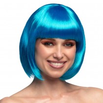 PERRUQUE CABARET BLEU GLACE FEMME