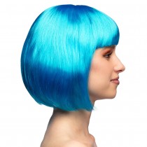 PERRUQUE CABARET BLEU GLACE FEMME