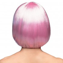 PERRUQUE CABARET ROSE CLAIR ADULTE