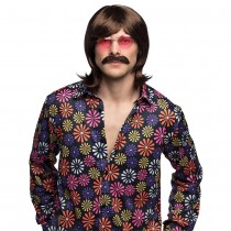 PERRUQUE GARY AVEC MOUSTACHE