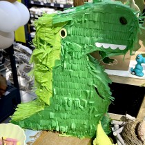 PIÑATA À CASSER DINOSAURE 43CM VERT