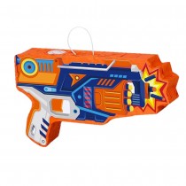 PIÑATA À CASSER GUN FUTURISTE 42X7.5X25CM ORANGE