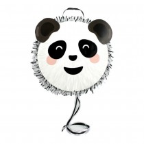 PIÑATA À CASSER PANDA HEUREUX 39CM BICOLORE