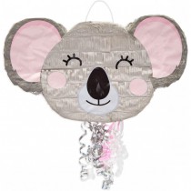 PIÑATA À TIRER KOALA ATTACHANT 42X24.5CM GRIS