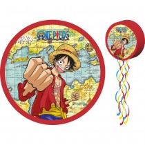 PIÑATA À TIRER ONE PIECE CHASSE TRÉSORS 40CM ROUGE