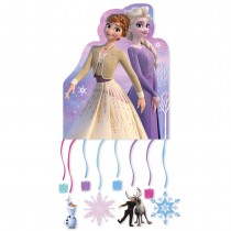 PIÑATA À TIRER REINE DES NEIGES CHÂTEAU ARENDELLE