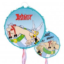 PIÑATA À TIRER ROND ASTÉRIX OBÉLIX HÉROS 40CM BLEU