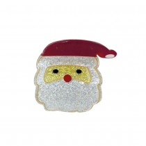 PINCE À CHEVEUX FANTAISIE PÈRE NOËL 4.5CM ROUGE