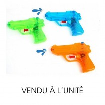 PISTOLET À EAU 12CM 3 COLORIS