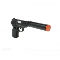 PISTOLET JOUET SILENCIEUX 25CM NOIR