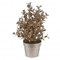 PLANTE ARTIFICIELLE POT 22CM CHAMPAGNE MÉTAL