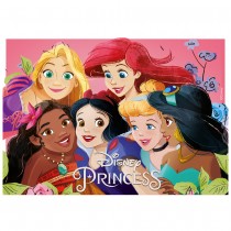 PLAQUE COMESTIBLE GÂTEAU 15X21CM PRINCESSES